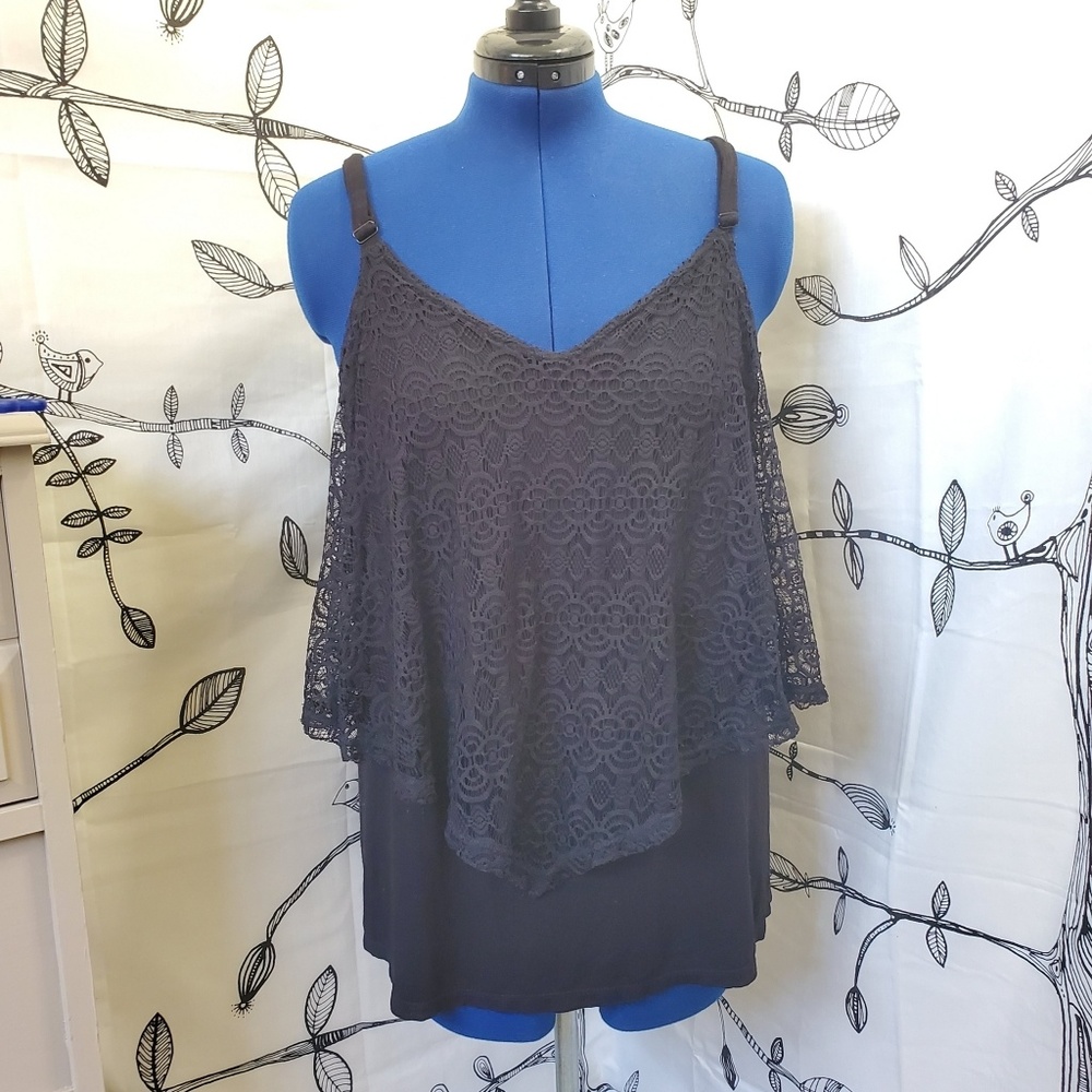 Torrid - Lace Overlay Cami